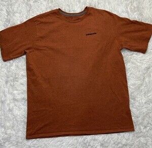 Patagonia Mens - P-6 Logo Responsibili-Tee L/Large T-shirt - Quartz Coral